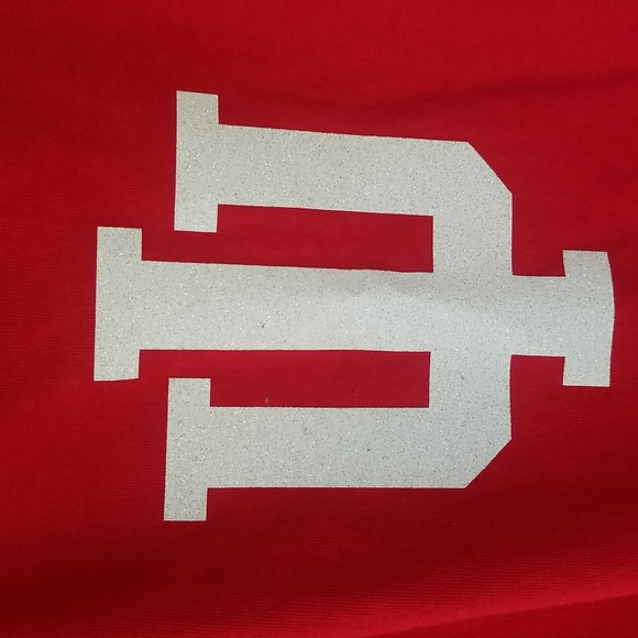 IU HOOSIERS...2 sided glitzy t shirt - Picture 2 of 7